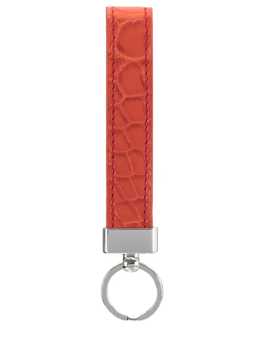 Брелок из кожи крокодила