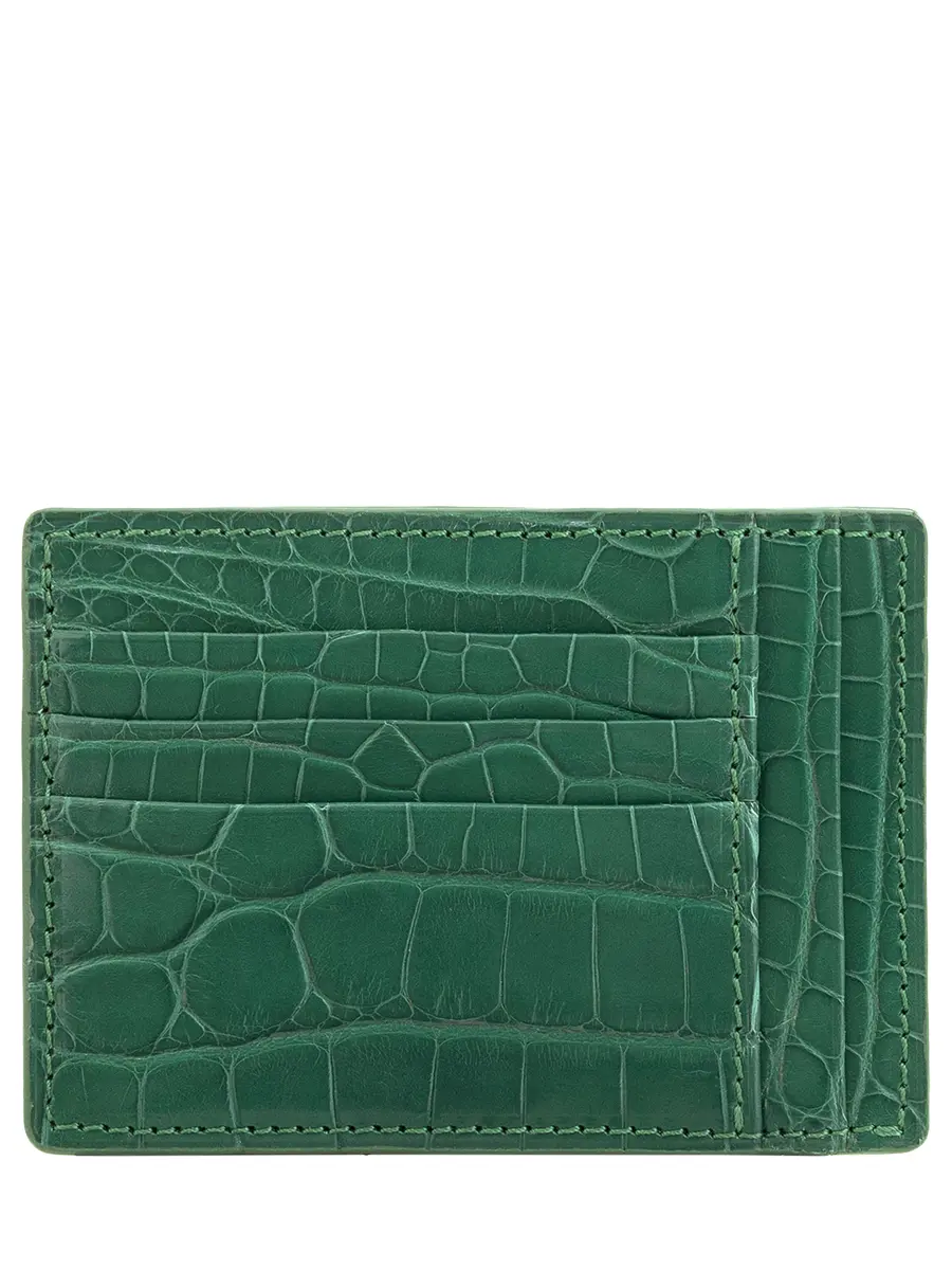 Картхолдер из кожи крокодила