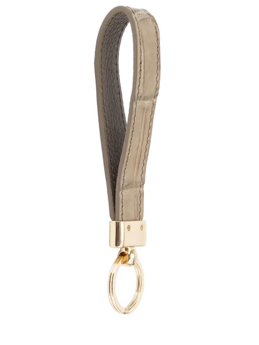 Брелок из кожи крокодила