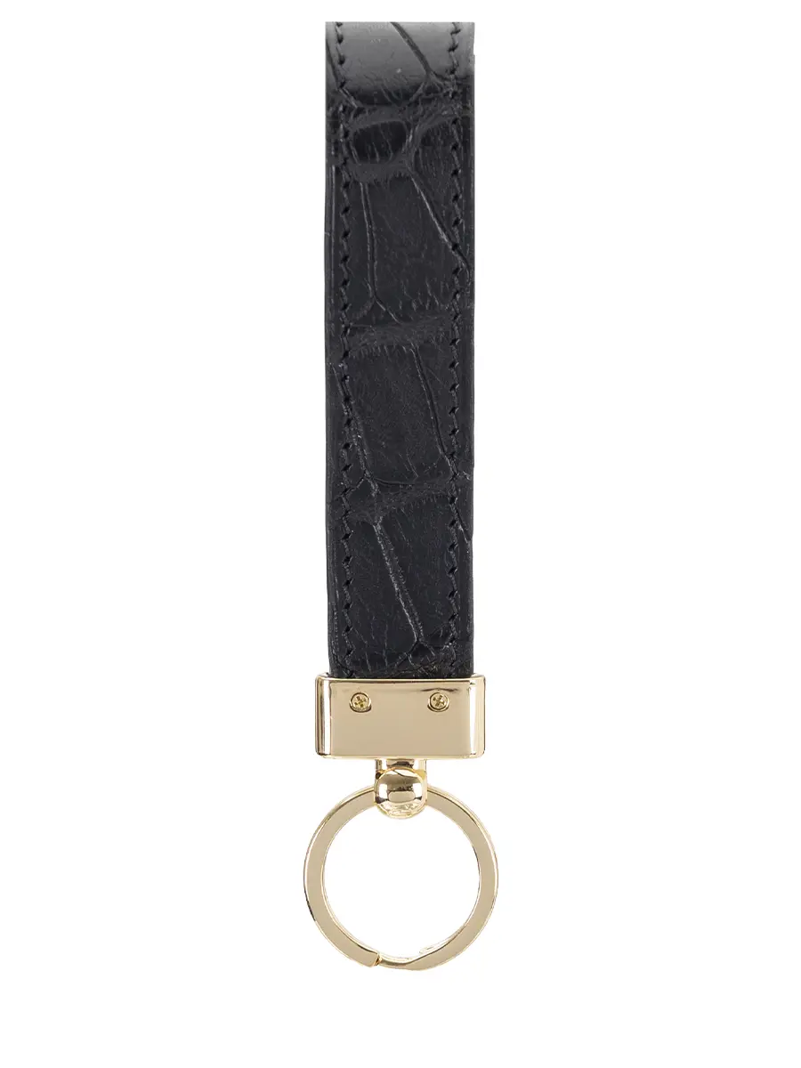 Брелок из кожи крокодила