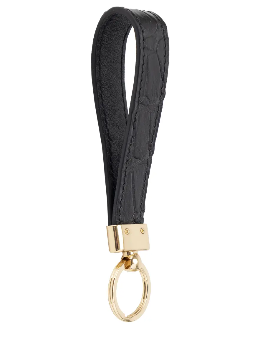 Брелок из кожи крокодила