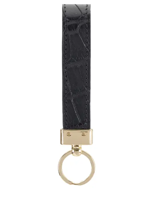 Брелок из кожи крокодила BARDINI
