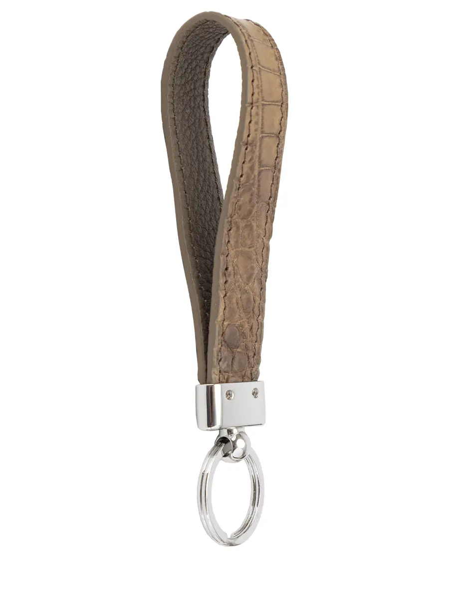 Брелок из кожи крокодила