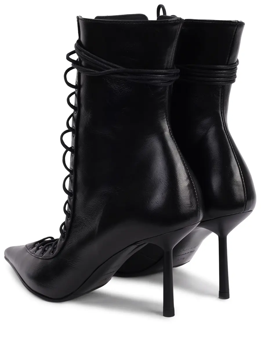 Ботильоны кожаные