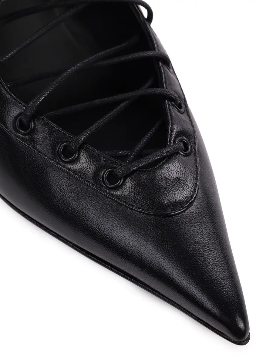 Ботильоны кожаные