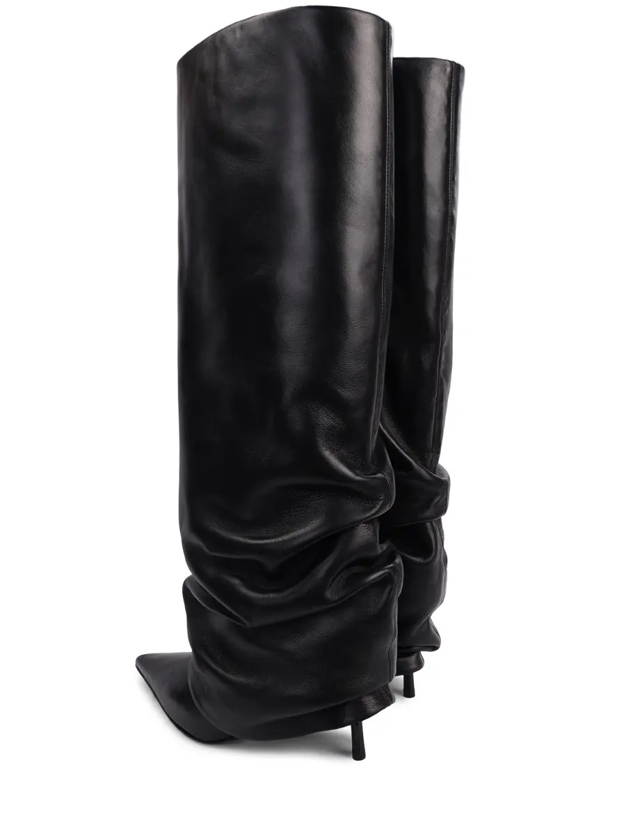 Сапоги кожаные