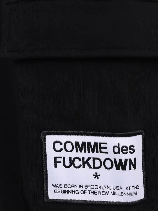 Джоггеры-карго хлопковые COMME DES FUCKDOWN