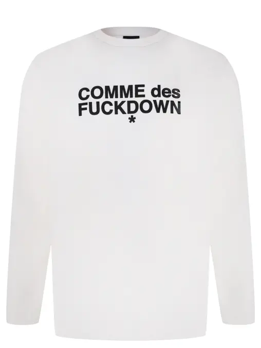 Лонгслив хлопковый COMME DES FUCKDOWN