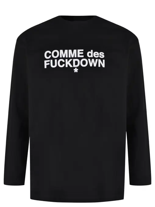 Лонгслив хлопковый COMME DES FUCKDOWN
