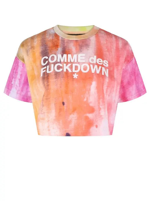 Футболка хлопковая COMME DES FUCKDOWN