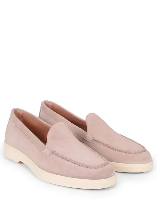 Лоферы замшевые SANTONI