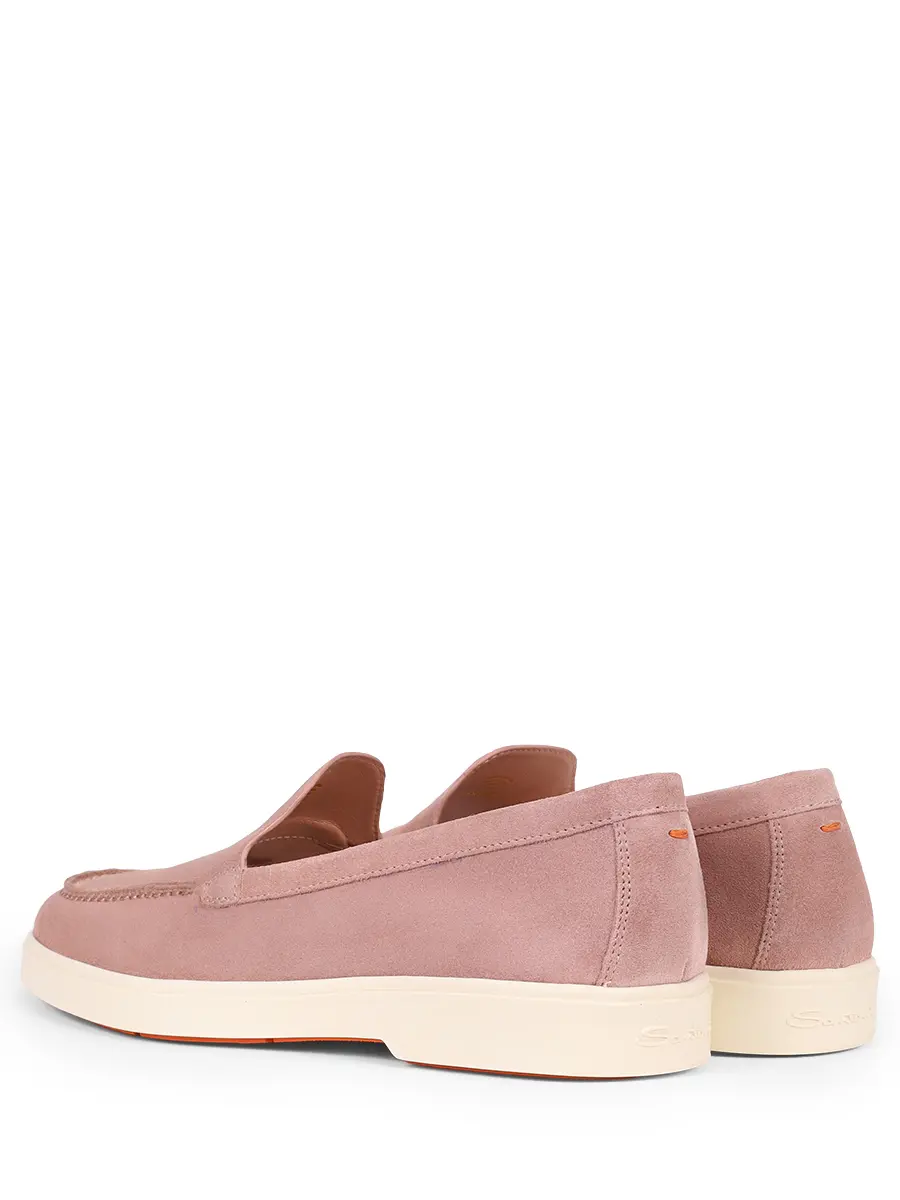 Лоферы замшевые