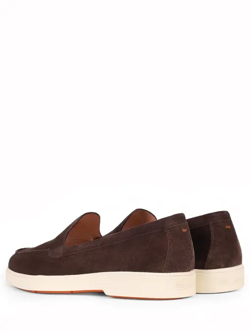 Лоферы замшевые SANTONI