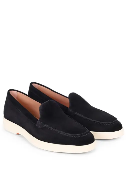 Лоферы замшевые SANTONI