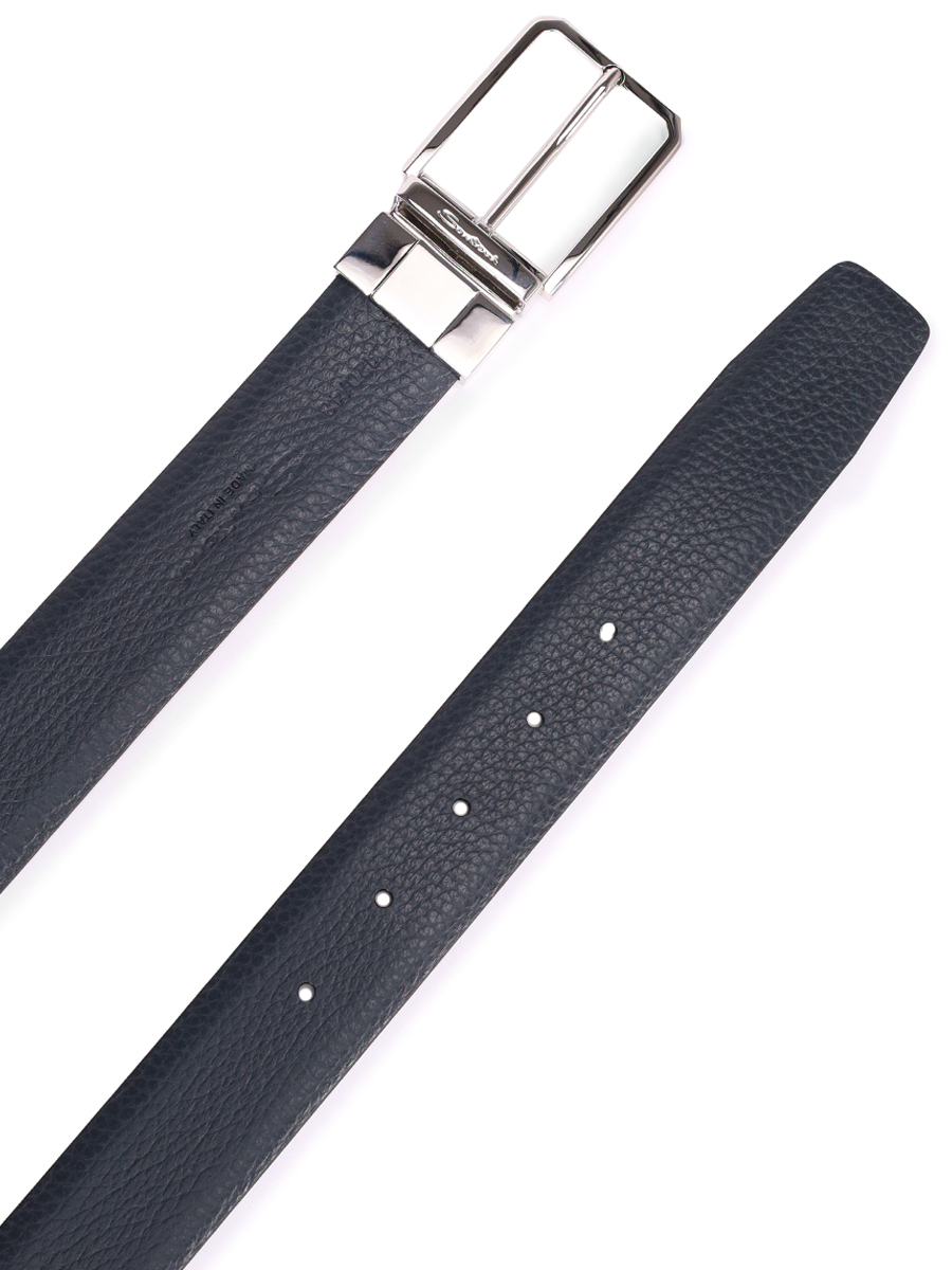 Ремень кожаный двусторонний