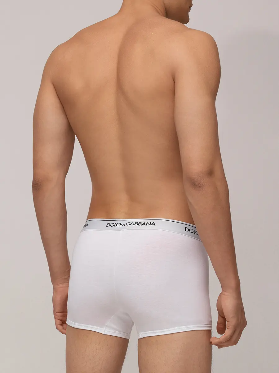 Набор из двух хлопковых трусов-боксеров