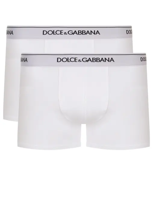 Набор из двух хлопковых трусов-боксеров DOLCE & GABBANA