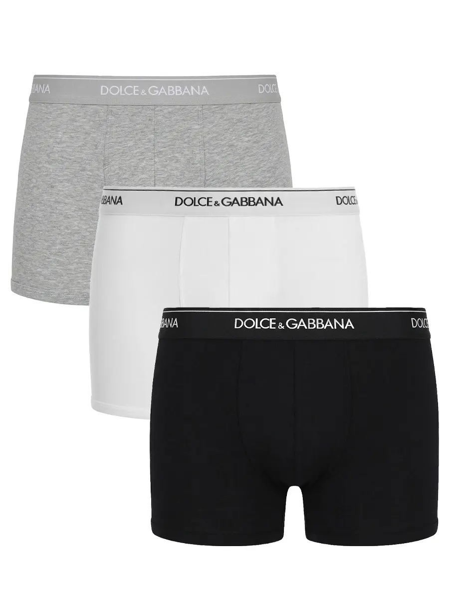 Набор из трех хлопковых трусов-боксеров