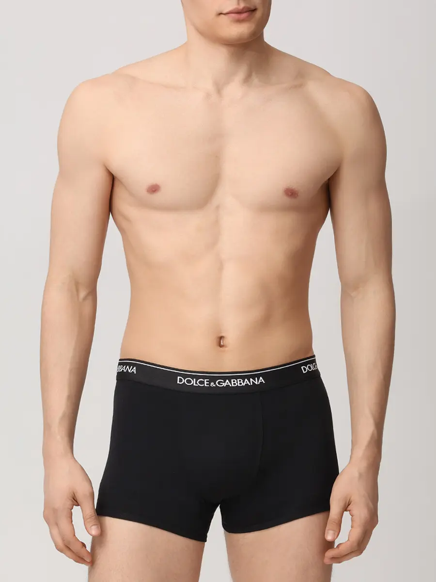 Набор из трех хлопковых трусов-боксеров