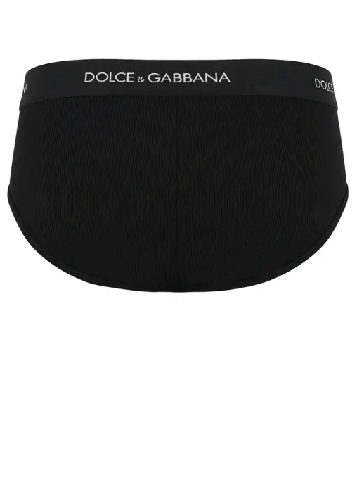 Набор из двух хлопковых трусов-слип DOLCE & GABBANA