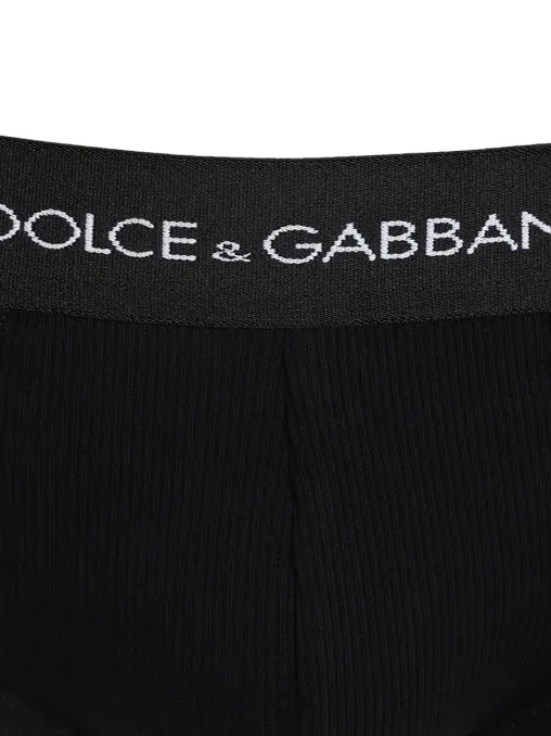 Набор из двух хлопковых трусов-слип DOLCE & GABBANA