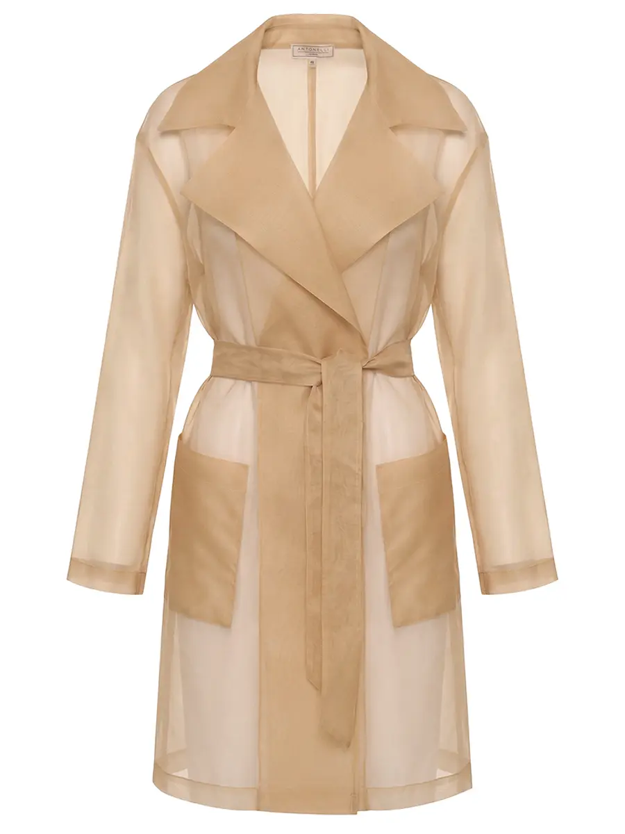 Плащ шелковый