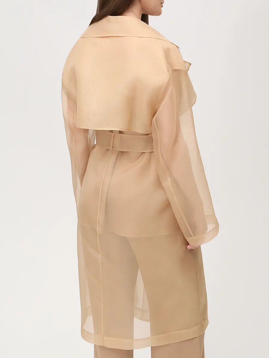 Плащ шелковый