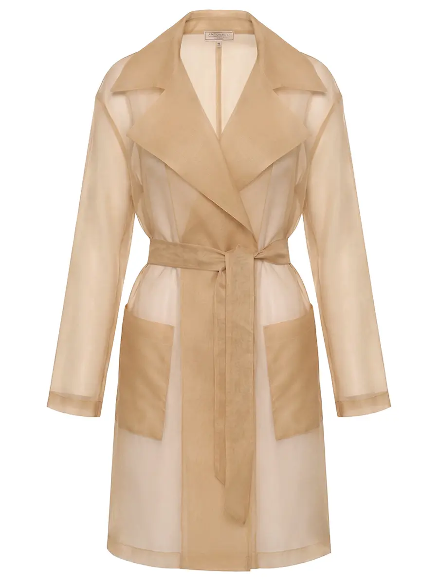 Плащ шелковый