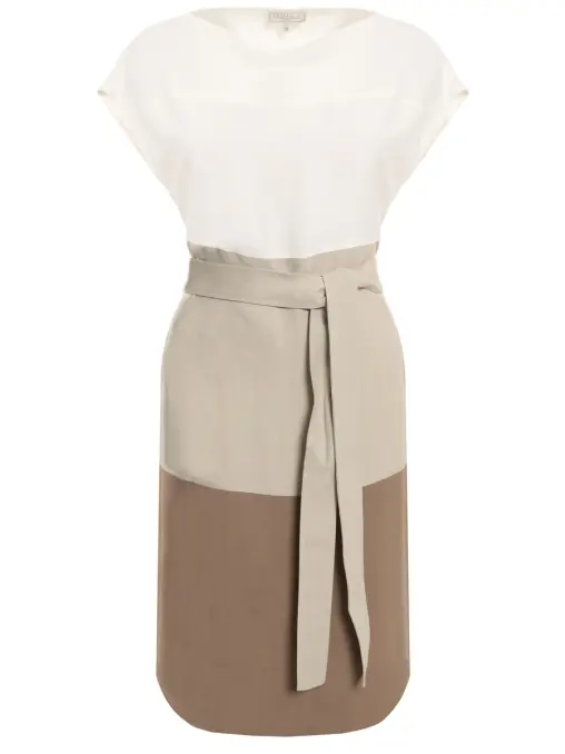 Платье из вискозы и льна ANTONELLI FIRENZE