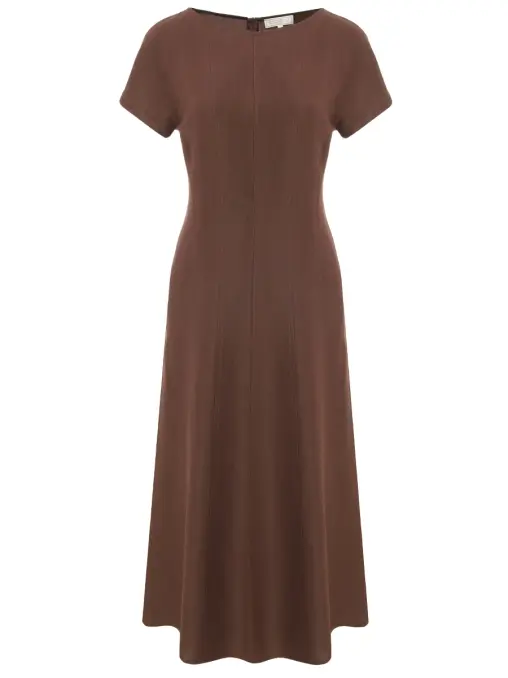 Платье из вискозы и льна ANTONELLI FIRENZE