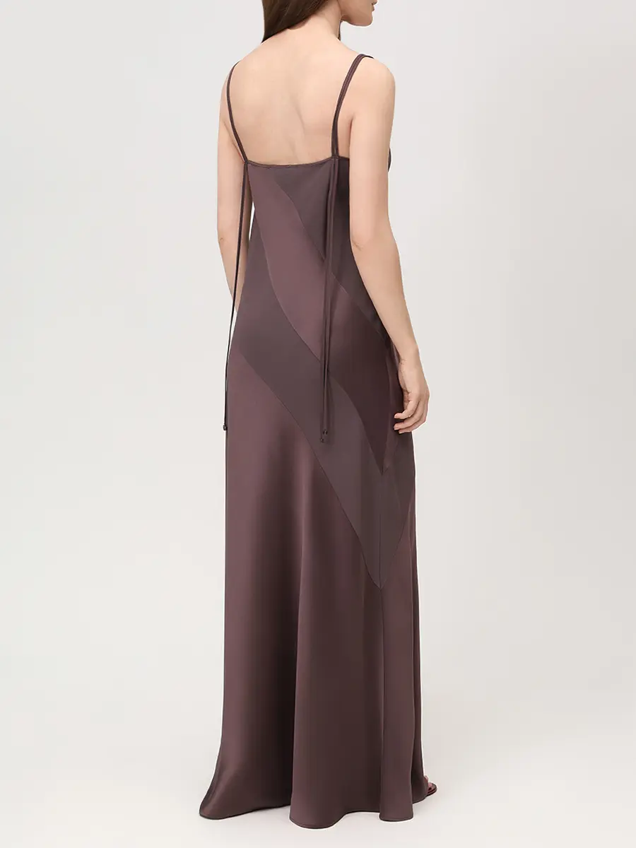 Платье однотонное