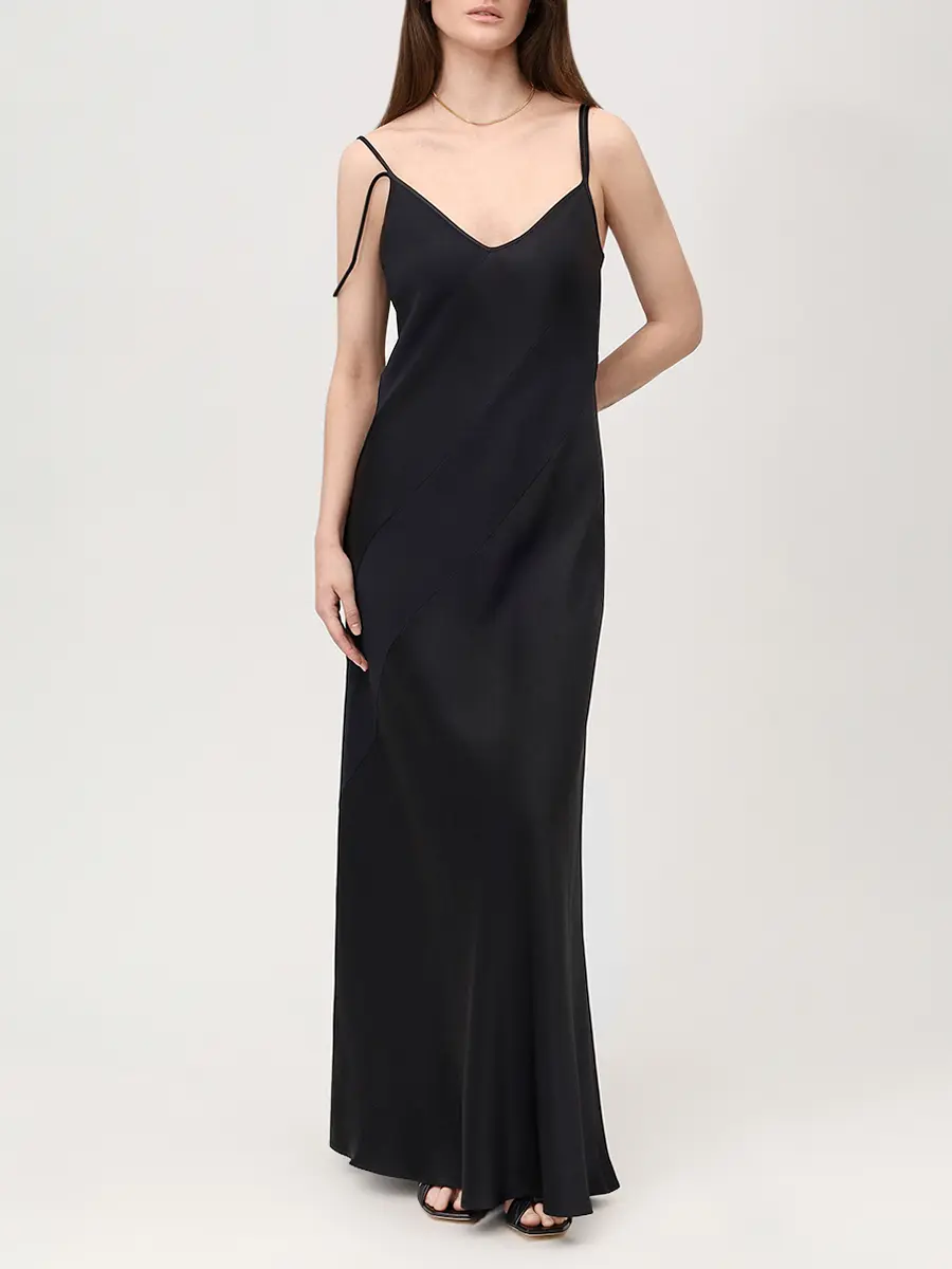 Платье однотонное