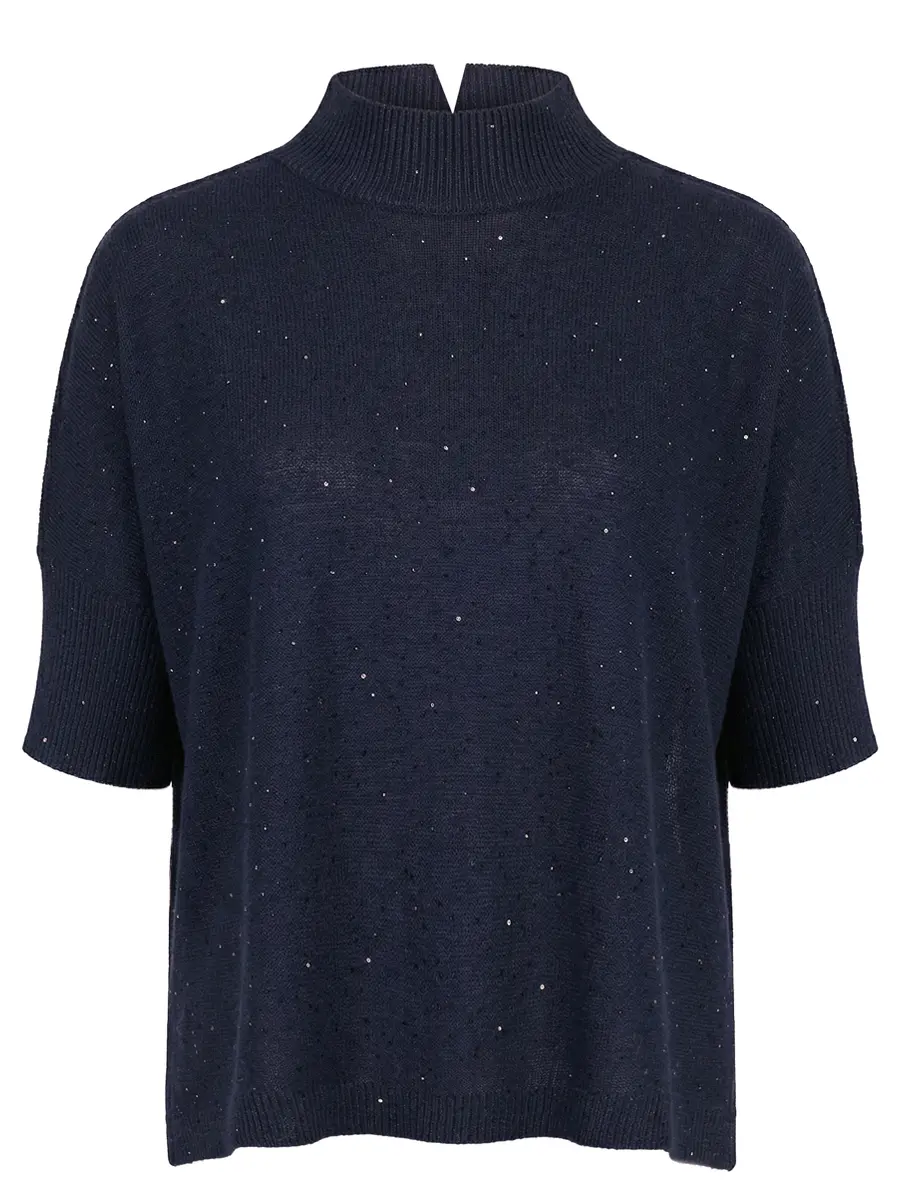 Джемпер изо льна и хлопка