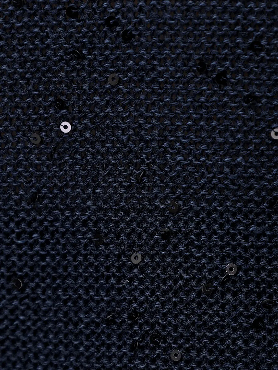 Джемпер изо льна и хлопка