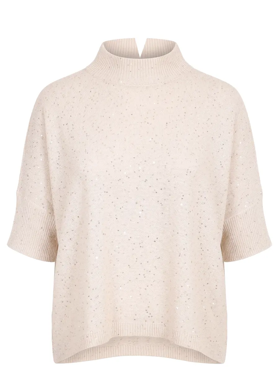 Джемпер изо льна и хлопка