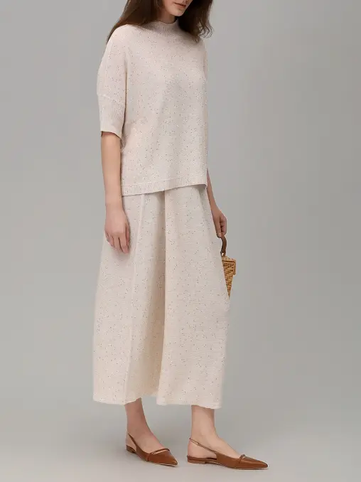 Джемпер изо льна и хлопка ANTONELLI FIRENZE