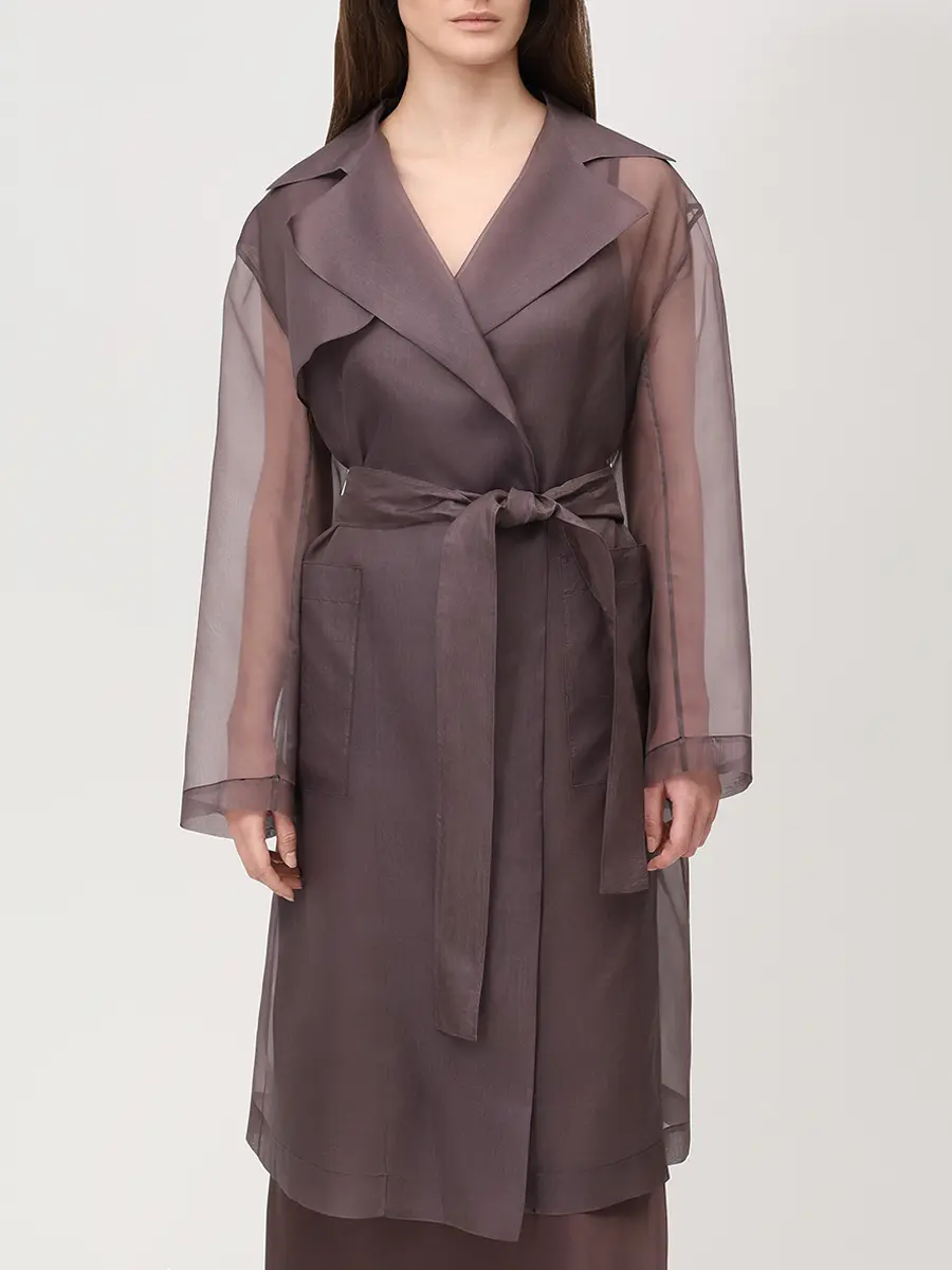 Плащ шелковый