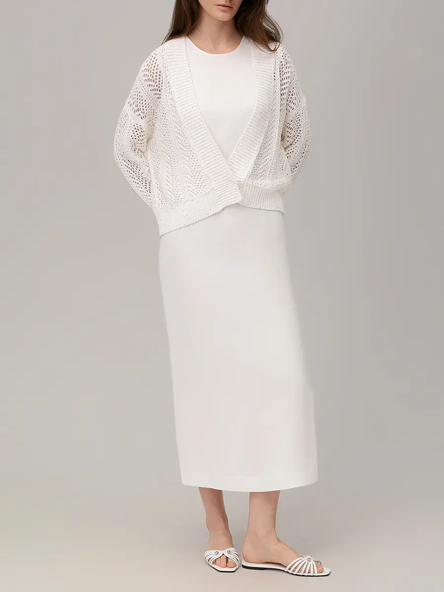 Кардиган с пайетками