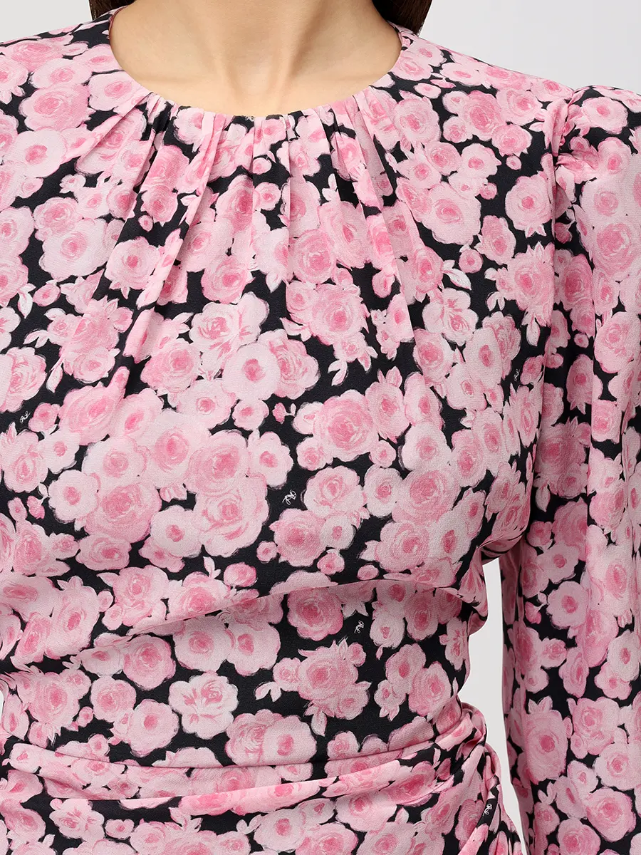 Платье шелковое