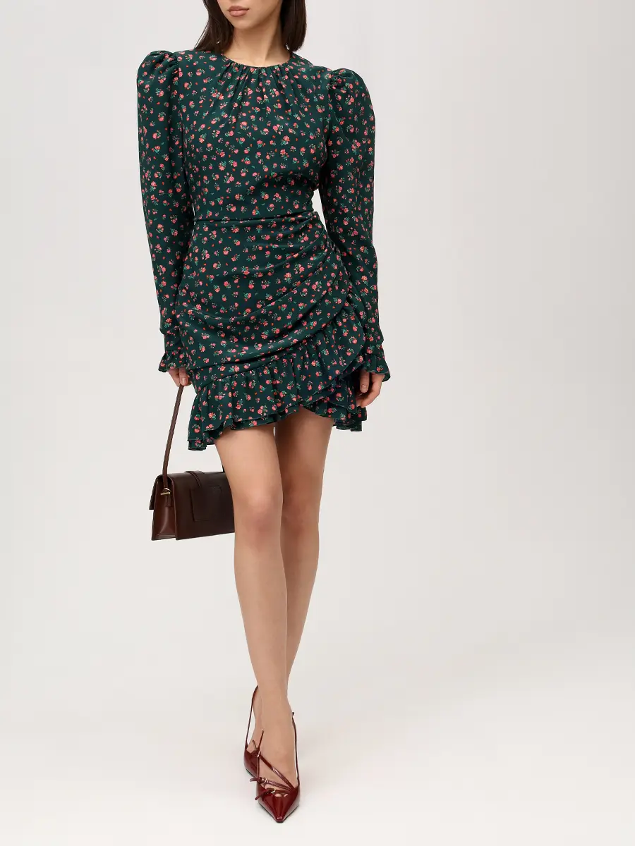 Платье шелковое