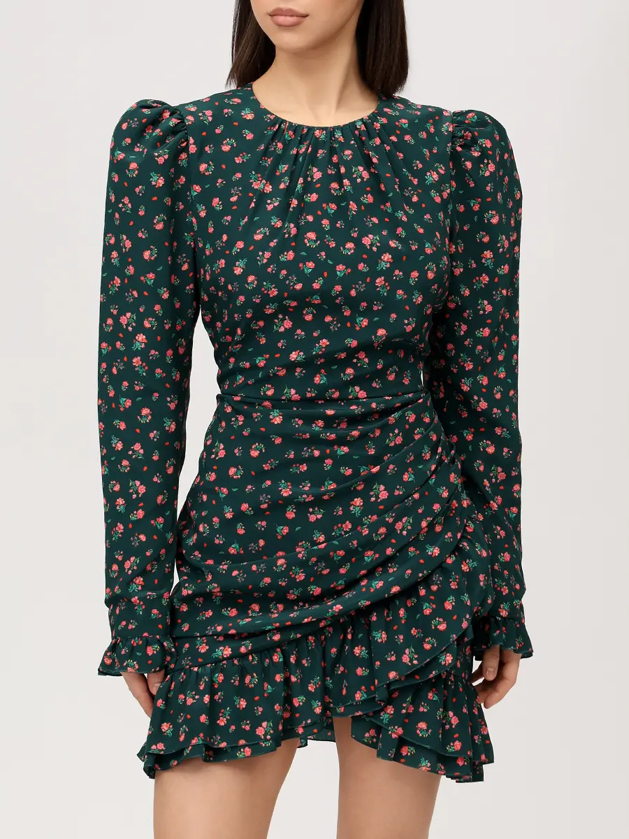 Платье шелковое