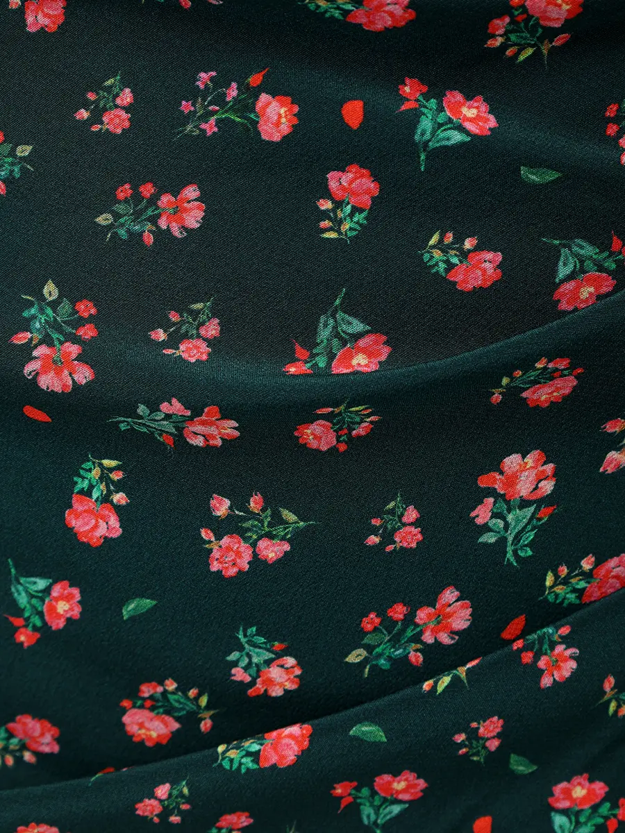 Платье шелковое