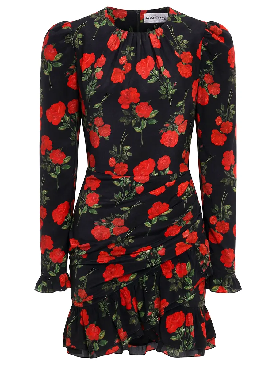 Платье шелковое