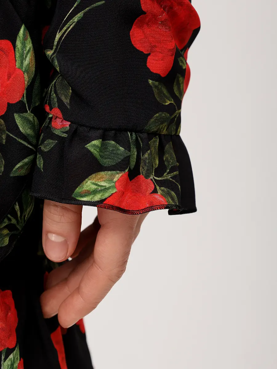 Платье шелковое