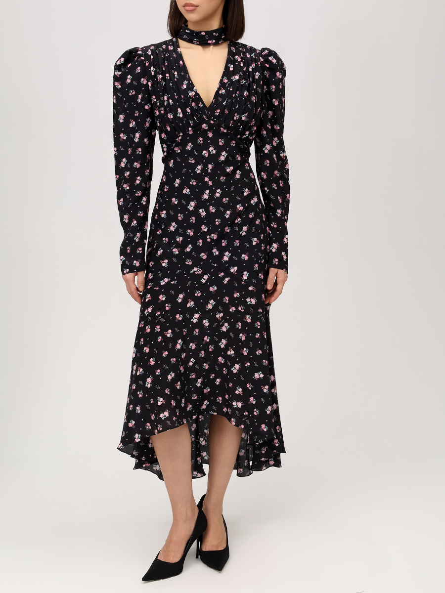 Платье шелковое