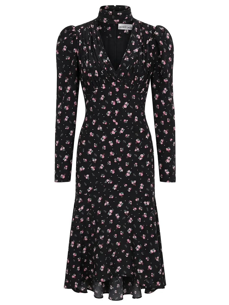 Платье шелковое