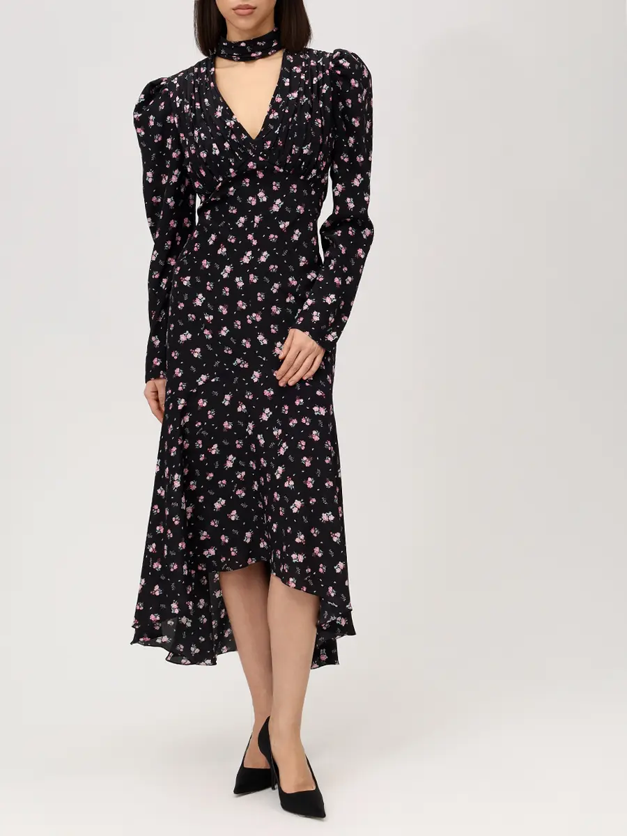 Платье шелковое