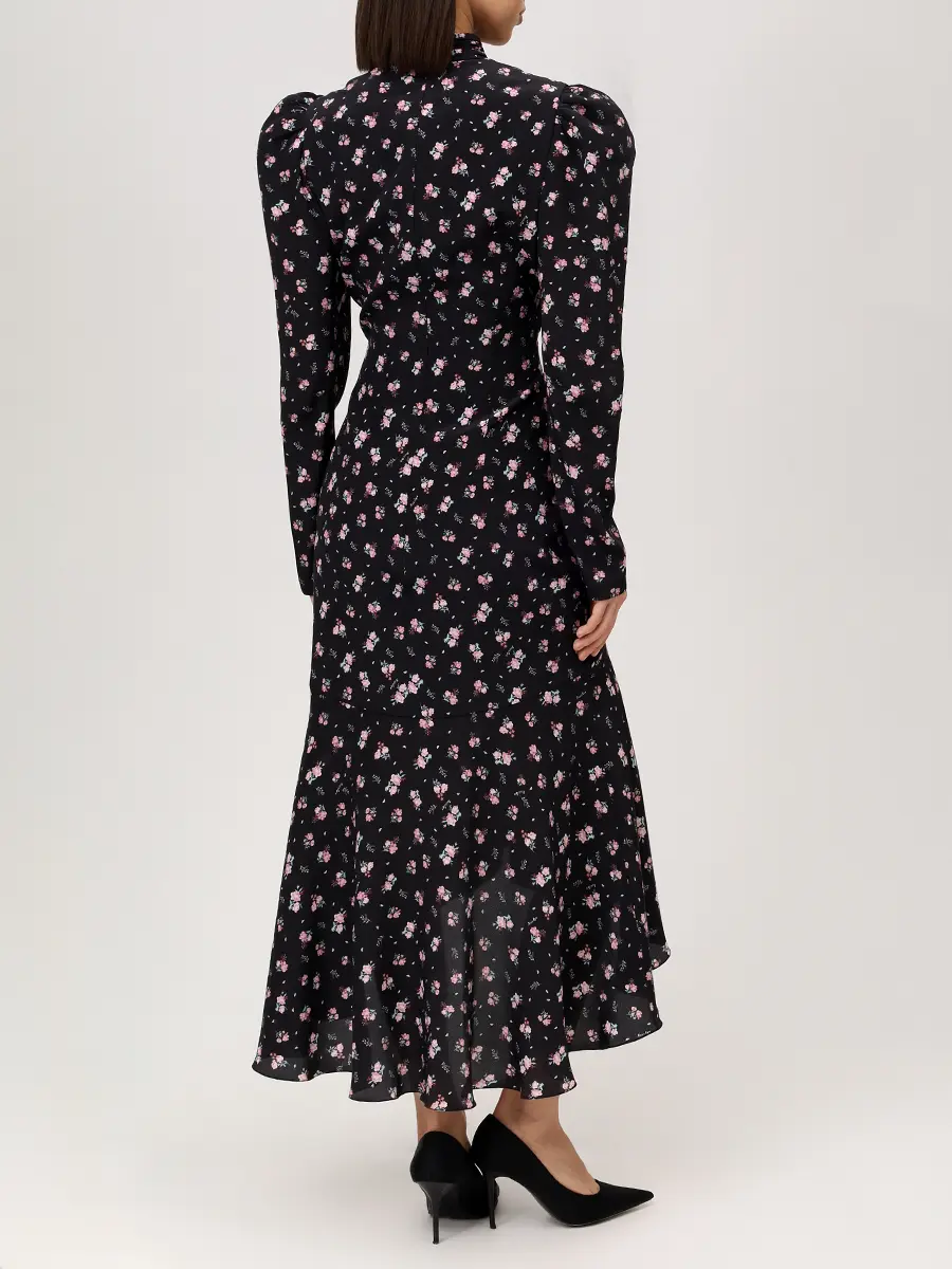 Платье шелковое