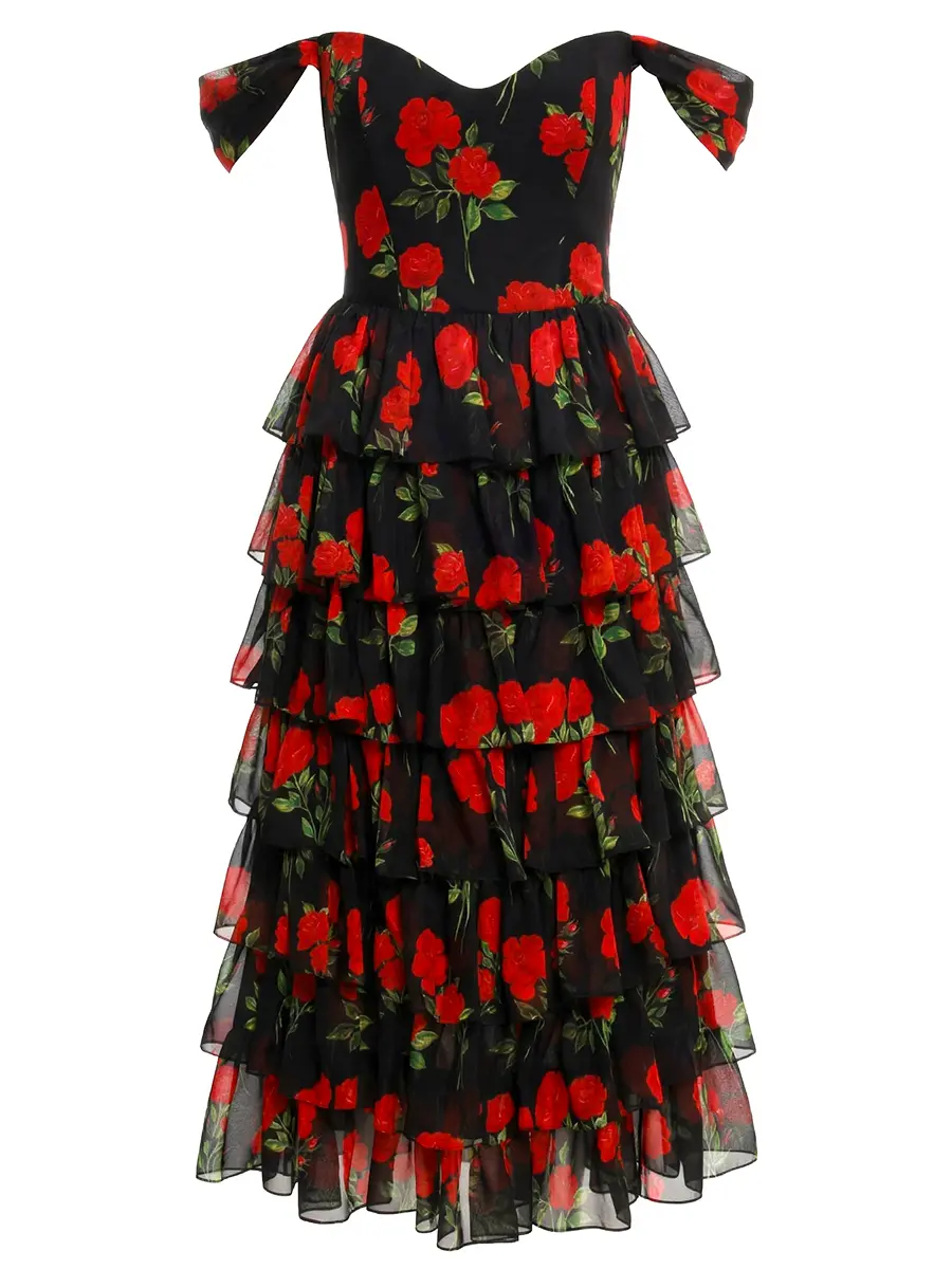 Платье шифоновое