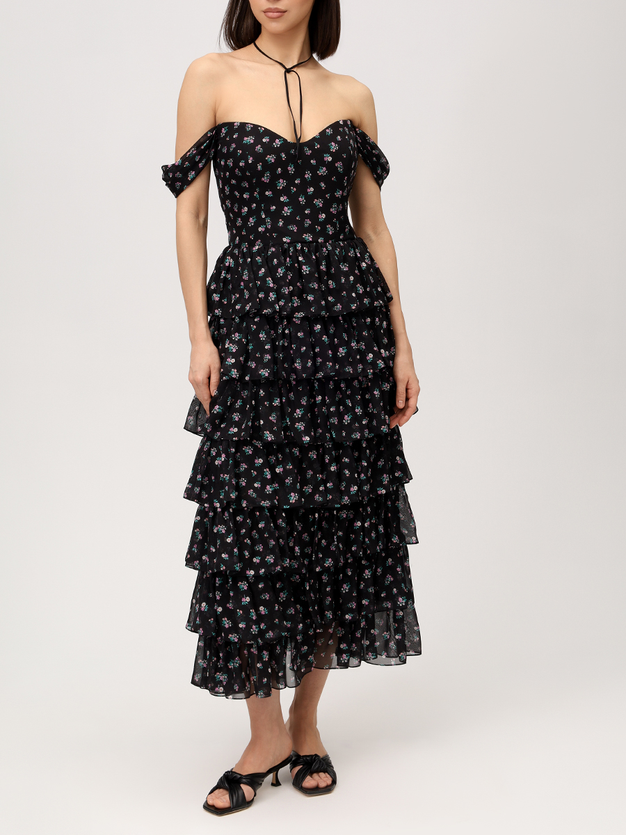 Платье шифоновое